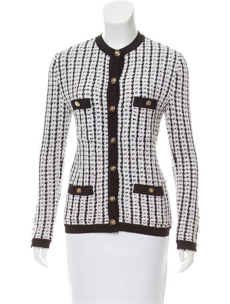 chanel style cardigan|chanel style cardigans for women.